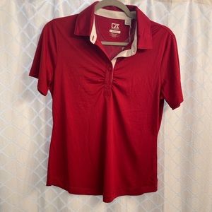 NWT dry fit short sleeve red polo shirt